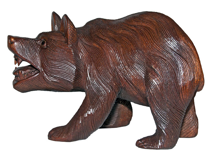 Wooden bear Walking 20Cm